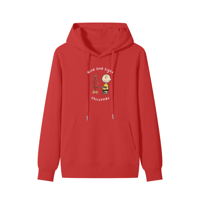 black,red,gray,green,dark grey,khaki,hoodie,charlie brown christmas,nine one eight clothing ,long sleeve