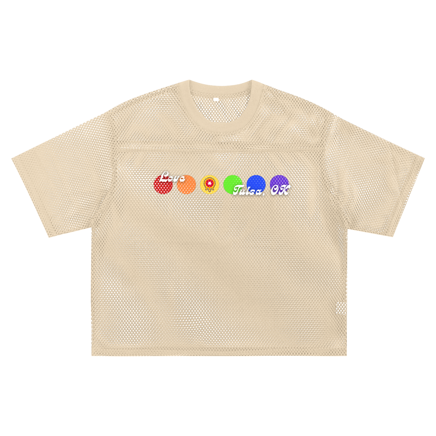 Love Tulsa Boxy Net Tee