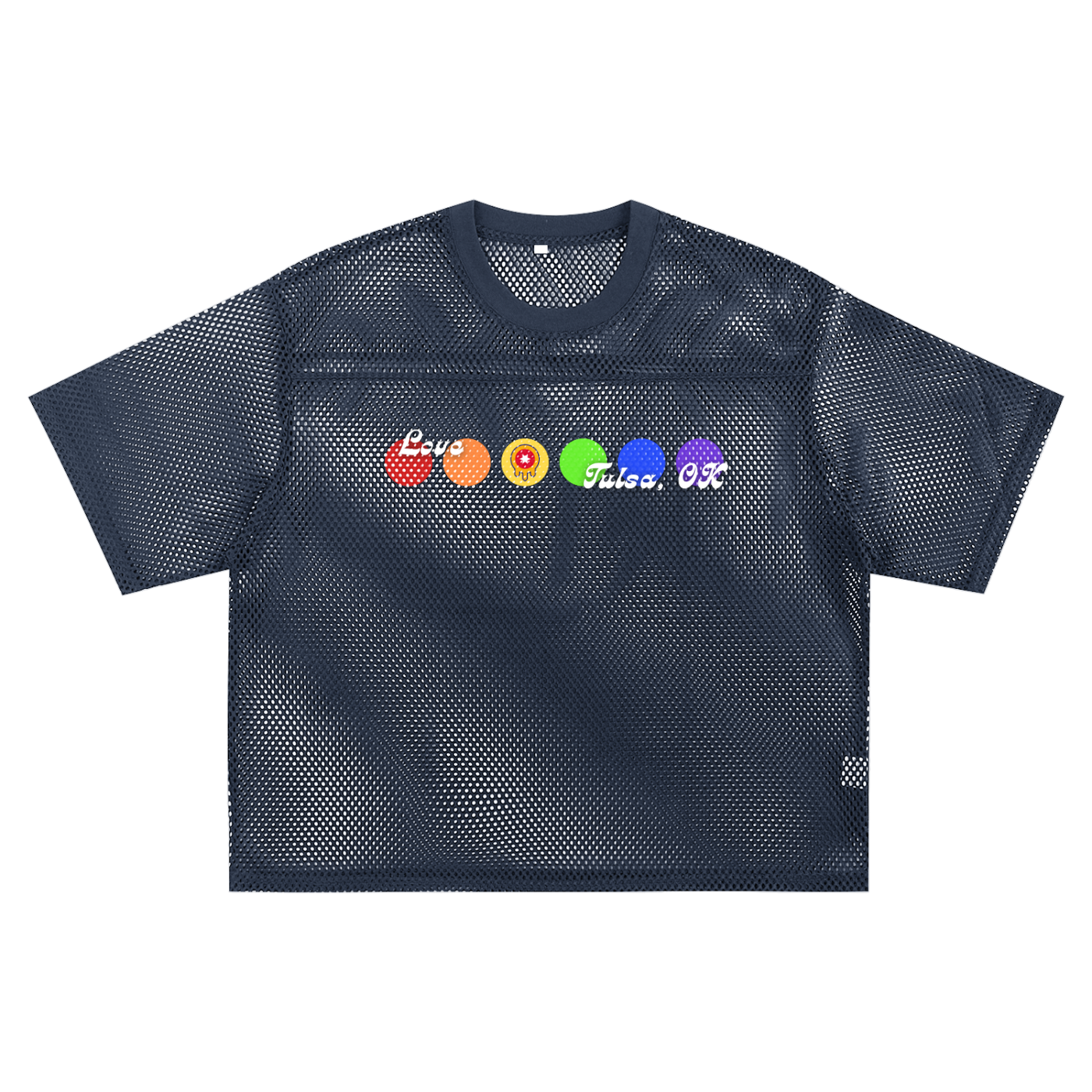 Love Tulsa Boxy Net Tee