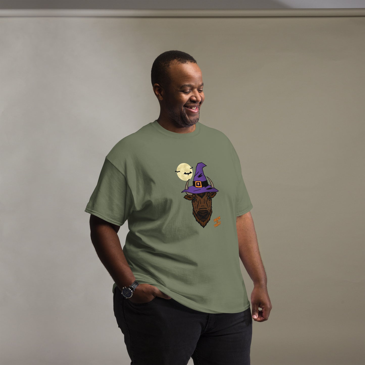 Trick-or-Treat Bison Tee