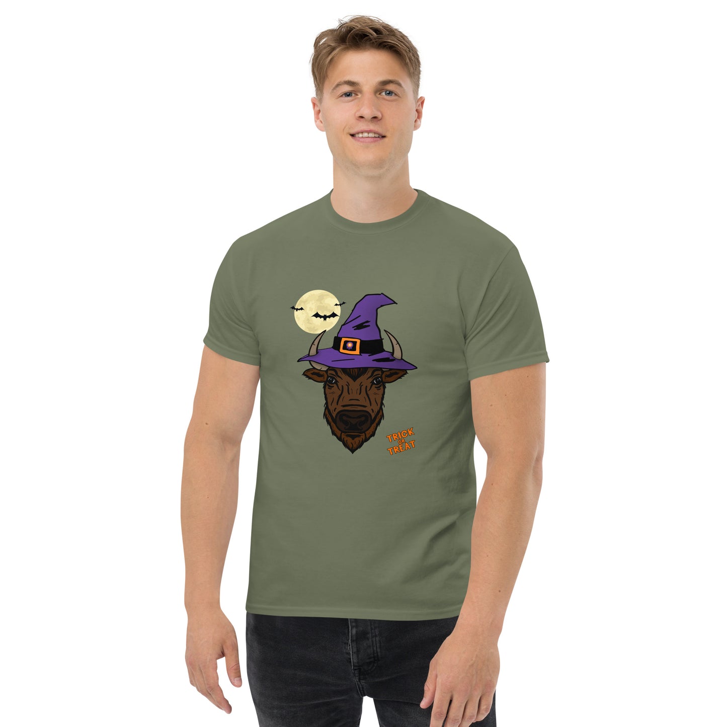 Trick-or-Treat Bison Tee