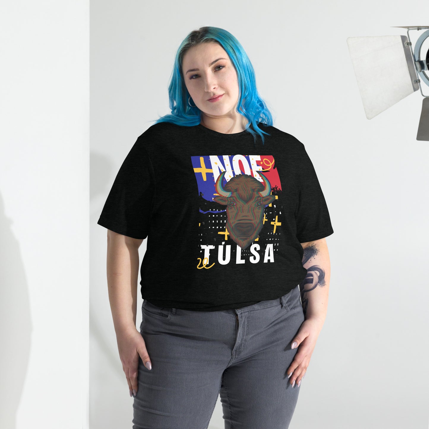 NOE Tulsa Graphic Tee - WHT Letters