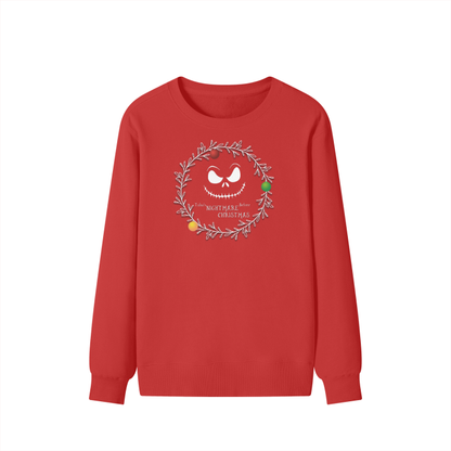 black ,red,green,Nightmare Before Christmas,Nine One Eight Clothing,Sweater,Long Sleeve