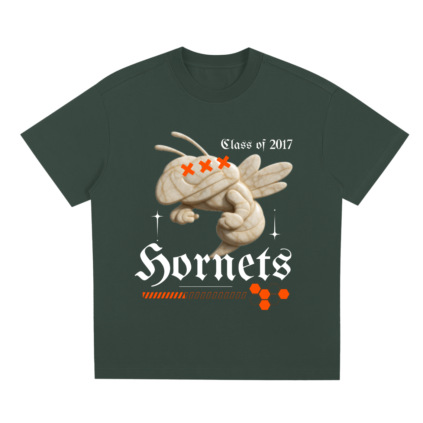 Hornet Monument Tee - WHT Letters